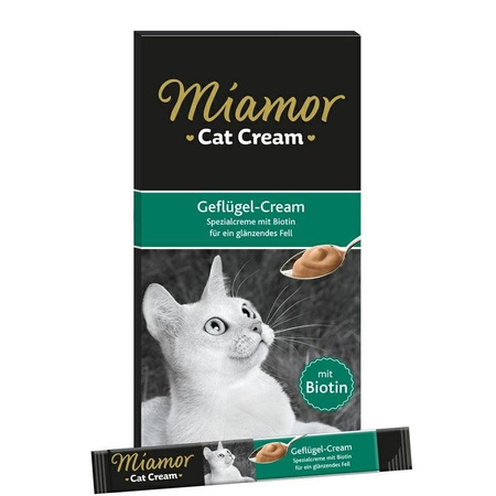 Miamor Cream Przysmak Dla Kota Drób 6x15g