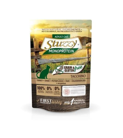 Stuzzy Mokra Karma Monoproteinowa dla Kota Indyk 85g