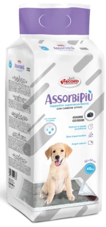 Record Podkłady Dla Psa Węgiel Aktywny 60x60cm 2x40szt