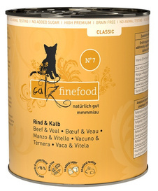 Catz Finefood Classic N07 dla Kota Wołowina Cielęcina 800g