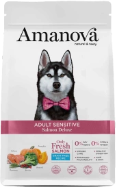Amanova Sensitive Deluxe Karma dla Psa Łosoś 2kg