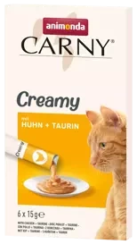 Animonda Carny Creamy Pasta dla Kota Kurczak Tauryna 6x15g
