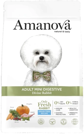 Amanova Mini Digestive Karma dla Psa Królik 7kg