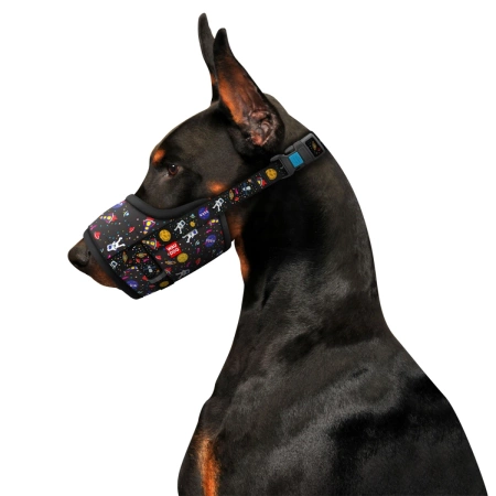 WAUDOG Nylon Kaganiec Dla Psa Czarny NASA L