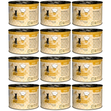 Catz Finefood Karma Dla Kota Kaczka Kangur 12x190g