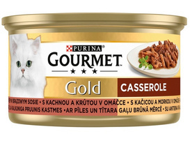 Gourmet Mokra Karma Dla Kota Kaczka Indyk Sos 85g