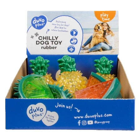 Duvo+ Zabawka dla Psa TPR Chłodząca Owoc Mix