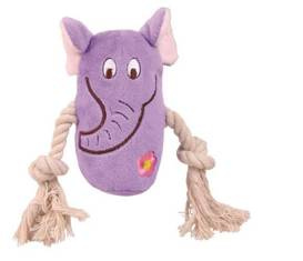 Trixie Pluszak dla psa ze sznurkami 13cm