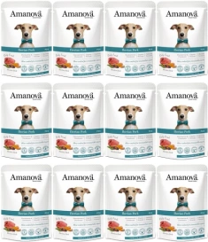 Amanova Mokra Karma Dla Psa Wieprzowina Iberyjska 12x100g