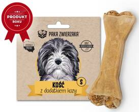 Paka Zwierzaka Przysmak Dla Psa Kość z Kozą S 10cm