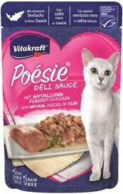 Vitakraft Kot 85g Saszetka  Poesie Czarniak Deli Sos