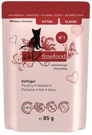 Catz Finefood Classic Kitten Karma dla Kociąt N03 Drób 85g