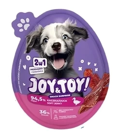 Joy&Toy Jajko Niespodzianka dla Psa Kaczka+Zabawka 20g