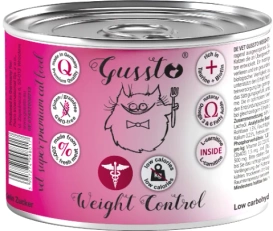 Gussto Vet Weight Control Karma Dla Kota Kaczka 200g