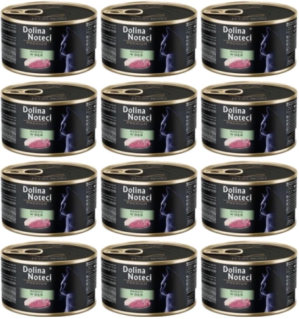 Dolina Noteci Premium Mokra Karma Dla Kota Gęś 12x185g
