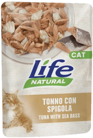 Life Cat Karma Dla Kota Tuńczyk Okoń Morski Saszetka 70g