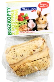 Dako-Art Biszkopty Przekąska dla Gryzoni Warzywa 50g