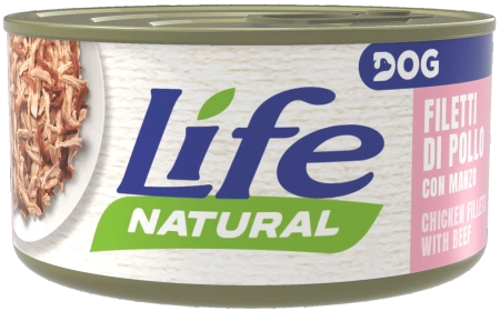 Life Dog Natural Karma dla Psa Kurczak Wołowina 90g