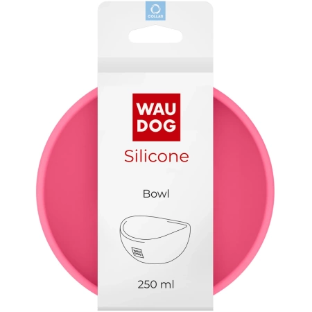 WAUDOG Silicone Miska Dla Psa Różowa 250ml