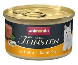 Animonda Kot 85g V.Feinsten Mousse Kurczak, Królik Puszka