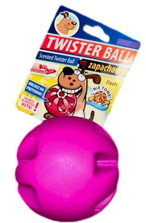 Sum-Plast Zabawka Piłka Dla Psa Twister Kolor Losowy 5cm
