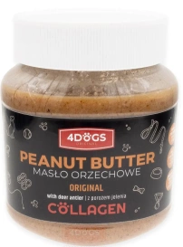 4Dogs Przysmak dla Psa Masło Orzechowe z Porożem 330g