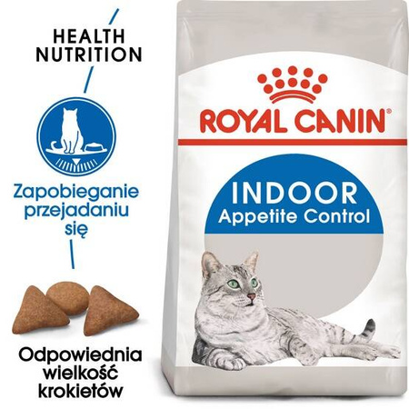 Royal Canin Indoor Apetite Control Karma Sucha Dla Kota 400g