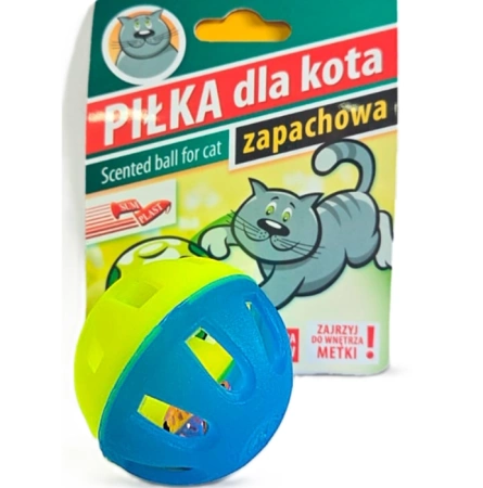 Sum-Plast Piłeczka dla Kota z Dzwoneczkiem Mix Kolor 5cm