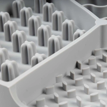 Duvo+ Triple Mata Dla Psa Spowalniająca Silikon Szara 20cm