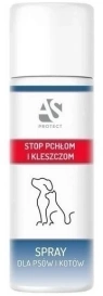As Preparat Ochronny na Kleszcze Pchły Spray Ziołowy 126g