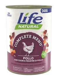 Life Dog Karma Mokra dla Psa Kurczak Serca Wątróbka 400g