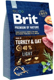 Brit Premium By Nature Light Karma dla Psa Z Nadwagą 3kg