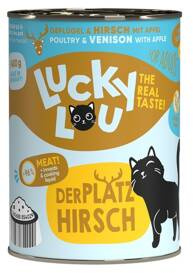 Lucky Lou Karma Dla Kota Drób Jeleń 400g