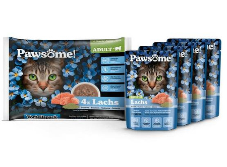 Pawsome Karma Dla Kota Lachs Łosoś Saszetki 4x85g