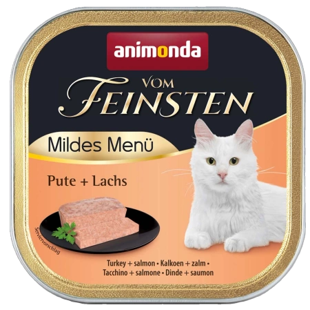 Animonda Mildes Karma Dla Kota Indyk Łosoś Tacka 100g