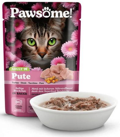 Pawsome Karma Dla Kota Pute Indyk 85g