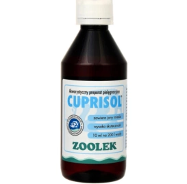 Zoolek Cuprisol Preparat do Akwarium Jony Miedzi 30ml