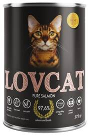 Lovcat Karma Dla Kota Pure Łosoś 375g