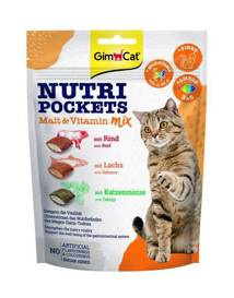 Gimcat Nutri Pockets 150g Malt&Wit.