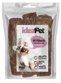 IdeaPet Przysmak dla Psa Filety z Jagnięciną Rybą 500g