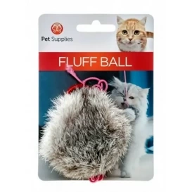 Pet Supplies Fluff Ball Piłka dla Kota Futrzana