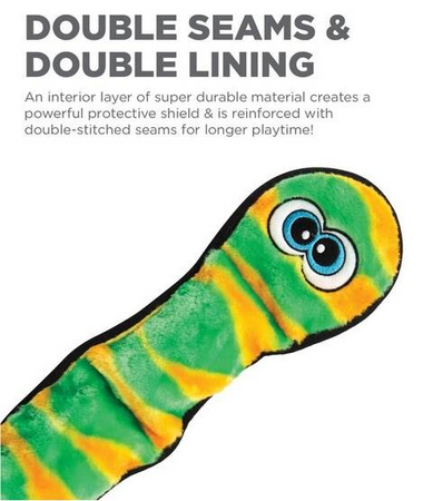 Outward Hound Invincibles Snake Orange/Green 12 Piszczałek