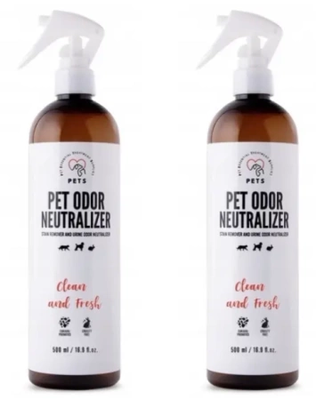 Pets Odplamiacz i Neutralizator Zapachów Zwierząt 2x500ml