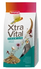 Beaphar Xtra Vital Karma dla Papugi Dużej 500g