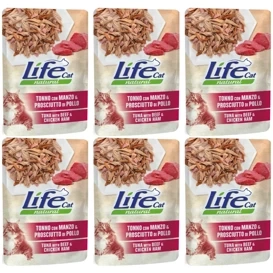 Life Cat Mokra Karma Dla Kota Tuńczyk Wołowina 6x70g