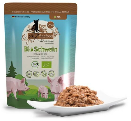 Catz Finefood Bio Karma Dla Kota Wieprzowina 85g