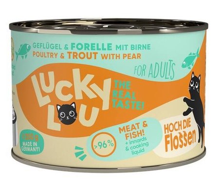 Lucky Lou Karma Dla Kota Drób Pstrąg 200g