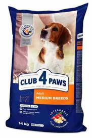 Club 4 Paws Karma Dla Psa Rasy Średnie Ryż Kurczak 14kg