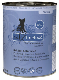 Catz Finefood Classic N17 dla Kota Drób Krewetki 400g