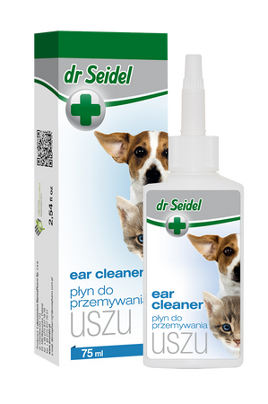 Dr Seidel Płyn do Przemywania Uszu dla Psów i Kotów 75ml